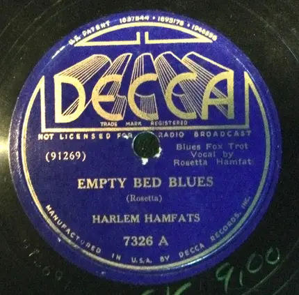 The Harlem Hamfats - Empty Bed Blues / We Gonna Pitch A Boogie Woogie