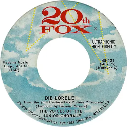 The Harry Simeone Chorale / The Voices Of The Junior Chorale - The Little Drummer Boy / Die Lorelei