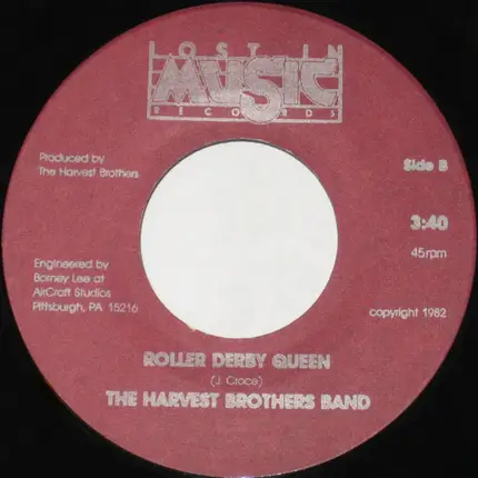 The Harvest Brothers Band - Put On Your Love Tonight / Roller Derby Queen