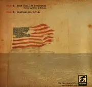 7inch Vinyl Single - The Hex Bombs - None Shall Be Forgotten - Yellow with Gray Splatter Vinyl