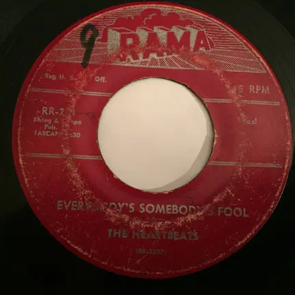 The Heartbeats - I Want To Know / Everybody's Somebody's Fool