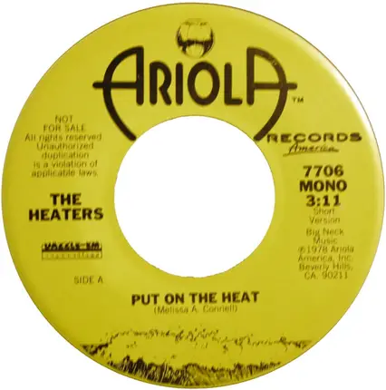The Heaters - Put On The Heat
