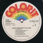 LP - The Heinz Kiessling Orchestra - Heinz Kiessling's Playland