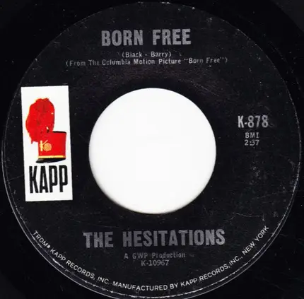 The Hesitations - Love Is Everywhere / Born Free