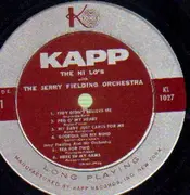LP - The Hi-Lo's And The Jerry Fielding Orchestra - The Hi-Lo's And The Jerry Fielding Orchestra
