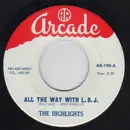 7inch Vinyl Single - The Highlights - All The Way With L.B.J. / Hot To Trot - Original US