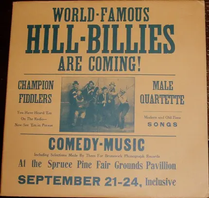 The Hill Billies - The Hill Billies