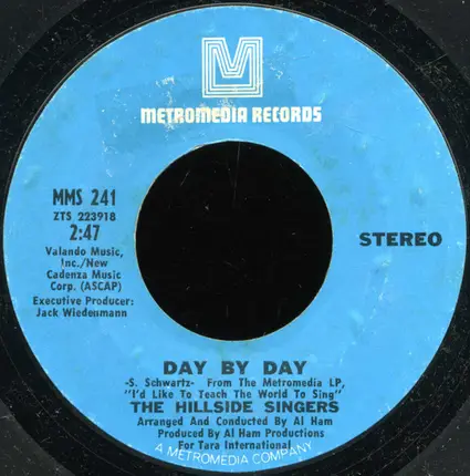 The Hillside Singers - We're Together / Day By Day