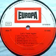 LP - The Hiltonaires - Let's Twist Again - Red Labels