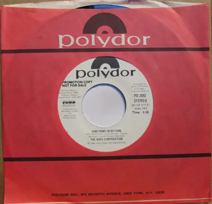 The Hues Corporation - Something In Return