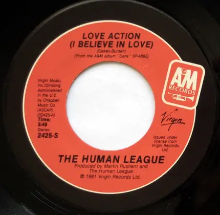 The Human League - Love Action (I Believe In Love)