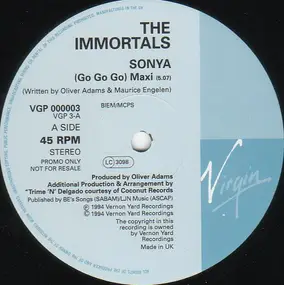 The Immortals - Sonya (Go Go Go)