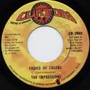 7inch Vinyl Single - The Impressions - Choice Of Colors / Mighty Mighty Spade & Whitey