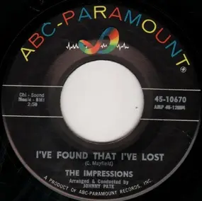 The Impressions - I've Found That I've Lost / Meeting Over Yonder