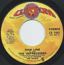 7inch Vinyl Single - The Impressions - Thin Line