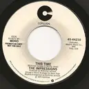 7inch Vinyl Single - The Impressions - This Time
