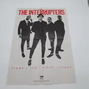 LP - The Interrupters - Fight The Good Fight - Still Sealed, Pink & bone vinyl, Ltd Ed, poster