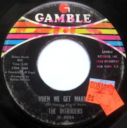 The Intruders - When We Get Married
