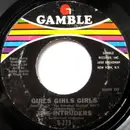 7inch Vinyl Single - The Intruders - Give Her A Transplant / Girls Girls Girls
