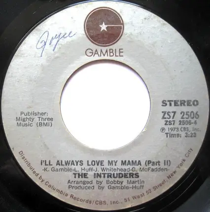 The Intruders - I'll Always Love My Mama