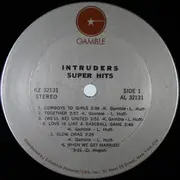 LP - The Intruders - Super Hits - Terre Haute Pressing