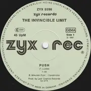 12inch Vinyl Single - The Invincible Limit - Push! (New Mix) - Light Green Paper Labels