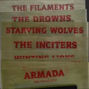 7inch Vinyl Single - The Inciters, The Drowns, The Filaments, a.o - PPR Slide Flexi Pack - Green - Box-set / Flexi-disc, Single sided, Picture Disc