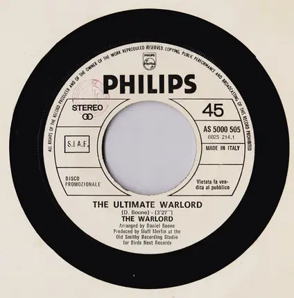 The Independent Movement / The Warlord - Slippin' Away / The Ultimate Warlord