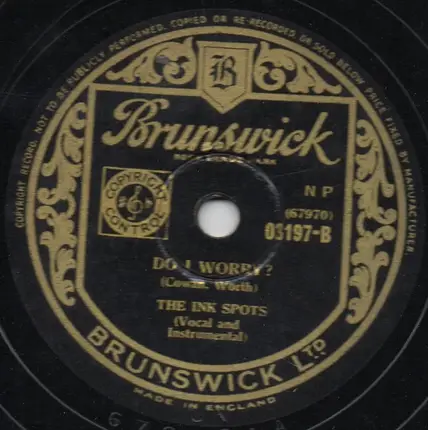The Ink Spots - Java Jive / Do I Worry?
