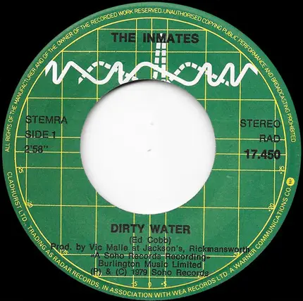 The Inmates - Dirty Water