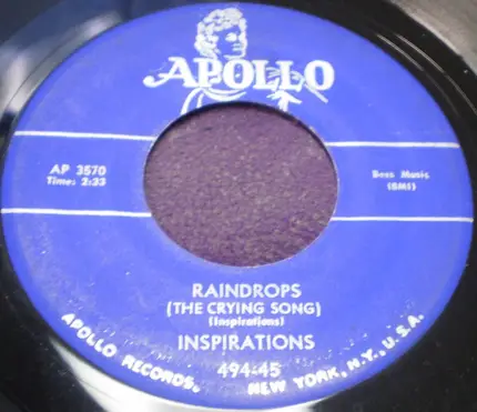 The Inspirations - Raindrops (The Crying Song) / Maggie