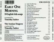 CD - The Ionian Singers - Early One Morning