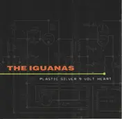 The Iguanas - Plastic Silver 9 Volt Heart