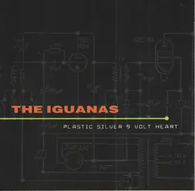 The Iguanas - Plastic Silver 9 Volt Heart