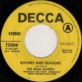 The Irish Rovers - Rhymes And Reasons / Penny Whistle Peddler