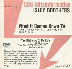 The Isley Brothers - What It Comes Down To