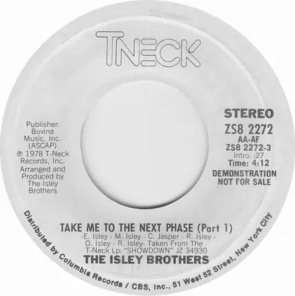 The Isley Brothers - Take Me To The Next Phase (Part 1)