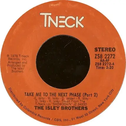 The Isley Brothers - Take Me To The Next Phase