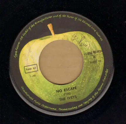 The Iveys - No Escape / Dear Angie