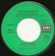 7inch Vinyl Single - The J. Geils Band - Take It Back