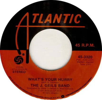 The J. Geils Band - Where Did Our Love Go