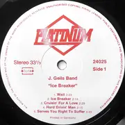 LP - The J. Geils Band - Ice Breaker