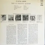 LP - The J.J. Johnson Quintet - J Is For Jazz - MONO / Insert
