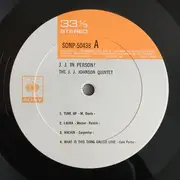 LP - The J.J. Johnson Quintet - J. J. In Person!