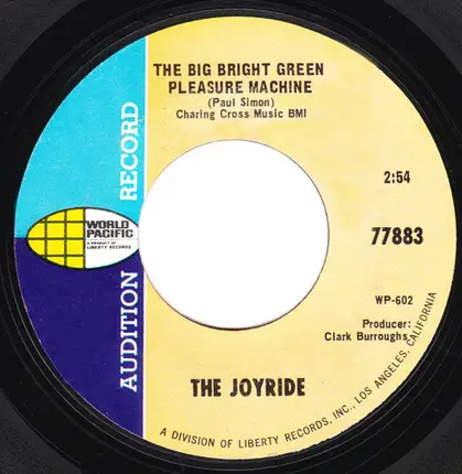 The Joyride - The Big Bright Green Pleasure Machine