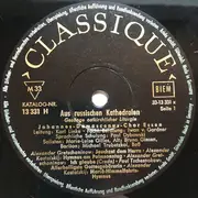 10'' - The Johannes-Damascenus Choir Of Essen - Aus Russischen Kathedralen - Gesänge Ostkirchlicher Liturgie - Mono