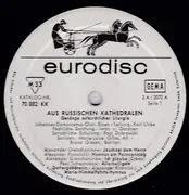 LP - The Johannes-Damascenus Choir Of Essen - Aus Russischen Kathedralen