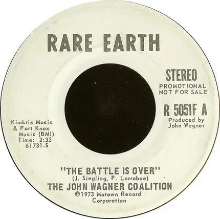 The John Wagner Coalition - The Battle Is Over