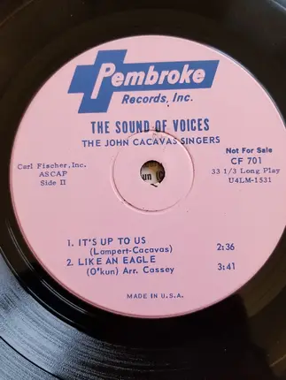 The John Cacavas Singers - The Sound Of Voices