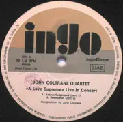 LP - The John Coltrane Quartet - 'A Love Supreme' Live In Concert